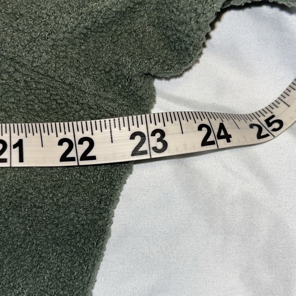 L L Bean Wool Green Mint Shawl Neck Fleece Sweater Top Shirt Large - Picture 3 of 5